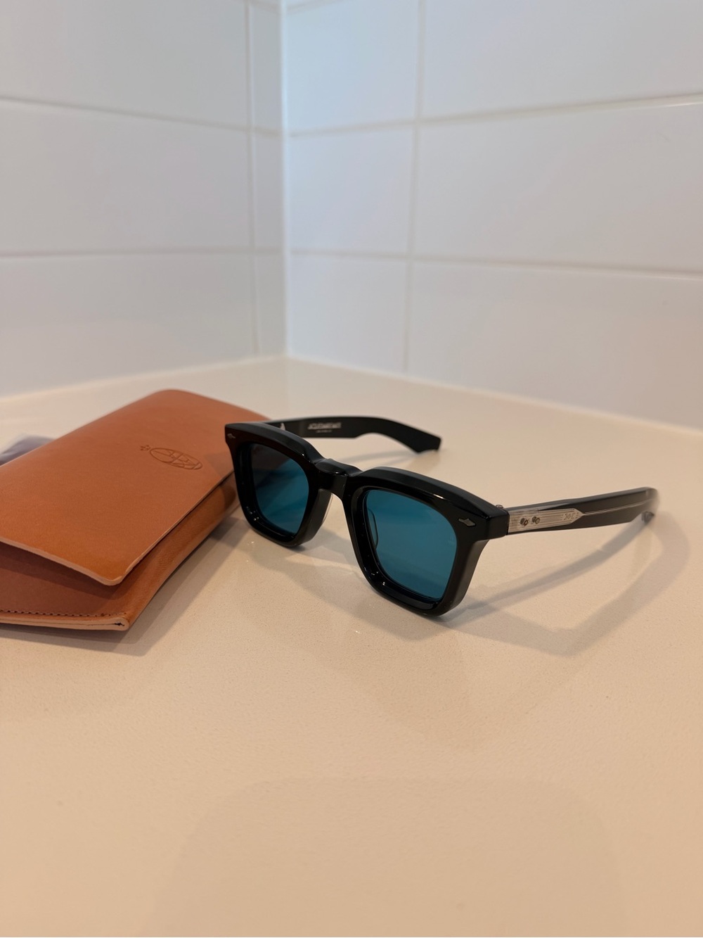 Jacques Marie Mage LECLAIR sunglasses, aqua lenses